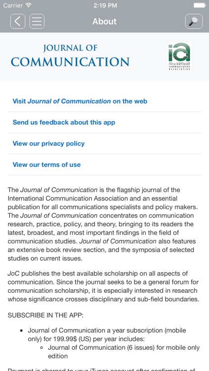 Journal of Communication