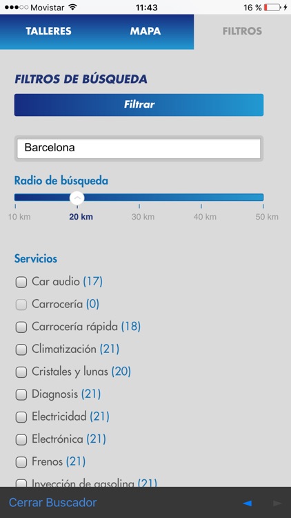 Buscador de Talleres