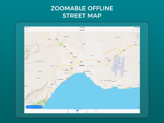 Antalya Travel Guide with Offline Street Map screenshot 3