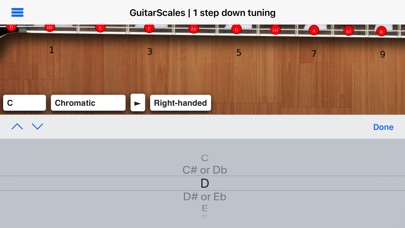 Guitar scales and modes screenshot 3