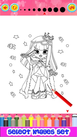 Dolls Cute Coloring book(圖4)-速報App