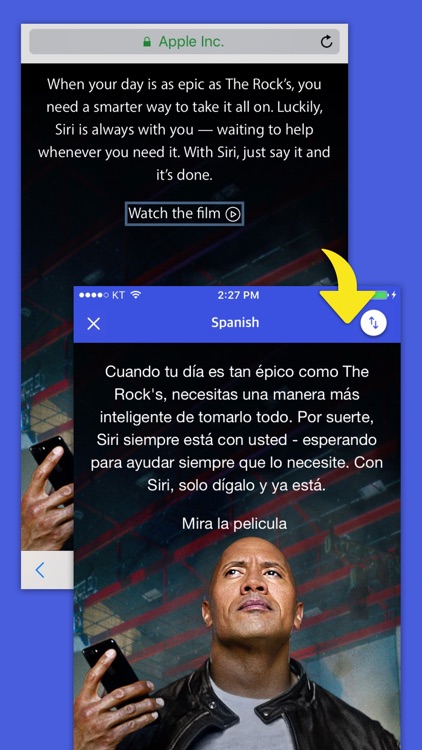 Safari Translate Extension - Website & Text