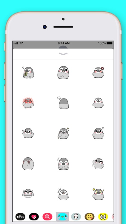 Cute Penguin Kawaii Stickers screenshot-3
