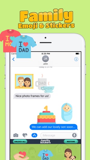 Family Emoji & Stickers(圖1)-速報App