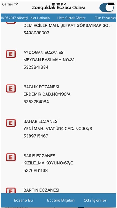 Zonguldak Eczacı Odası screenshot 2