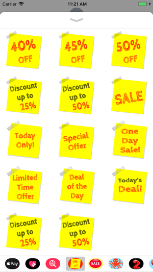 Sticky Note Discount Stickers(圖2)-速報App