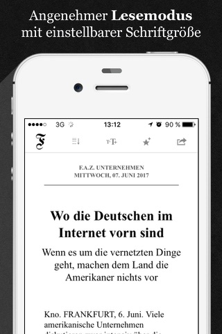 F.A.Z. Kiosk - App zur Zeitung screenshot 2