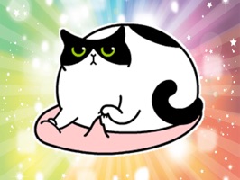 Fat Lazy Cat - Fx Sticker