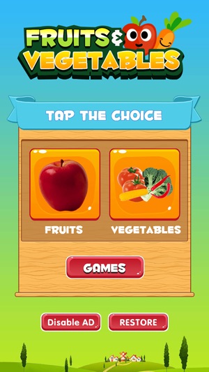 Learn Vegetables and Fruits