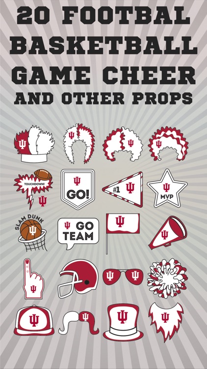 Indiana Hoosiers Selfie Stickers