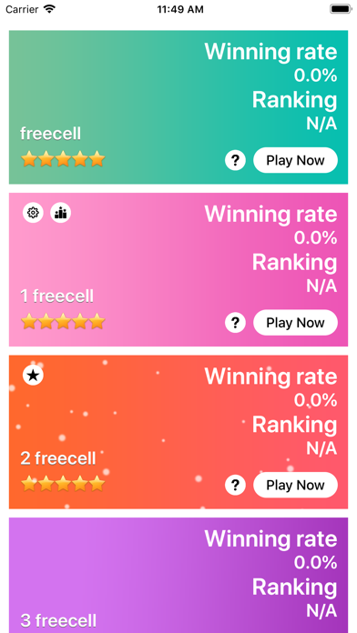 FreeCell - Best Card Game screenshot 3