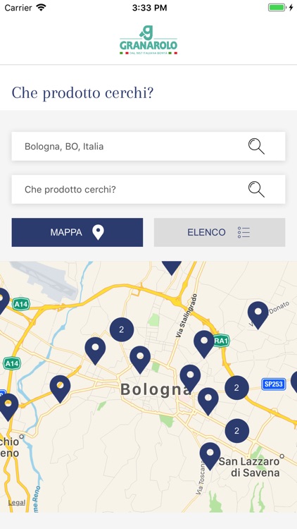 Granarolo Store Locator