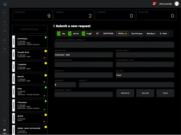 Tiempo System App