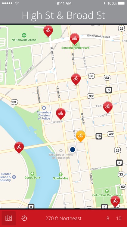 Columbus Bikes — A One-Tap CoGo Bike Share App screenshot-3