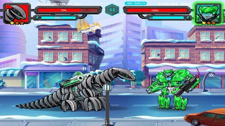 Robot Fighting: Dinosaur Game