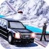 Limo Taxi Mountains Road 3D