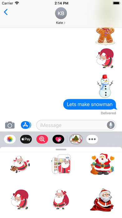 Christmas stickers for 2018 screenshot 3