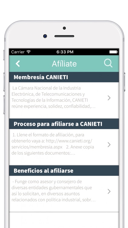 CANIETI App