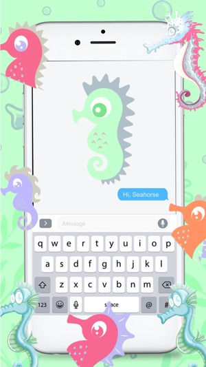 Bubble Seahorse Stickers(圖3)-速報App