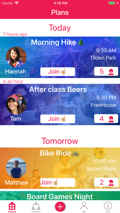 Joinr - Share your plans screenshot 3