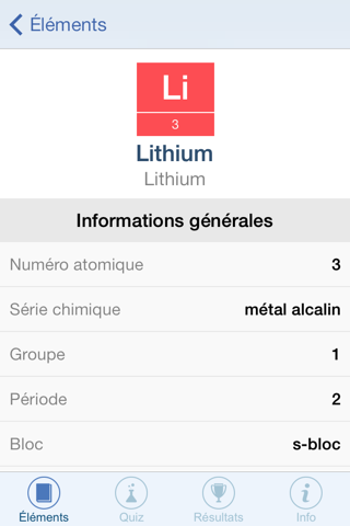 Chemical Quiz screenshot 2