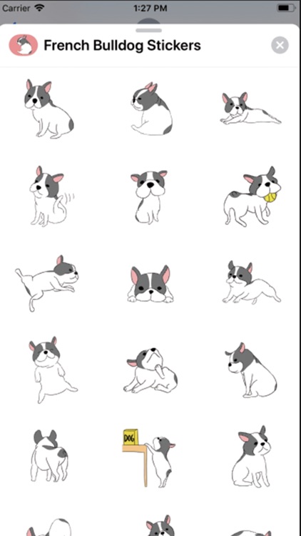 French Bulldog Stickers ！