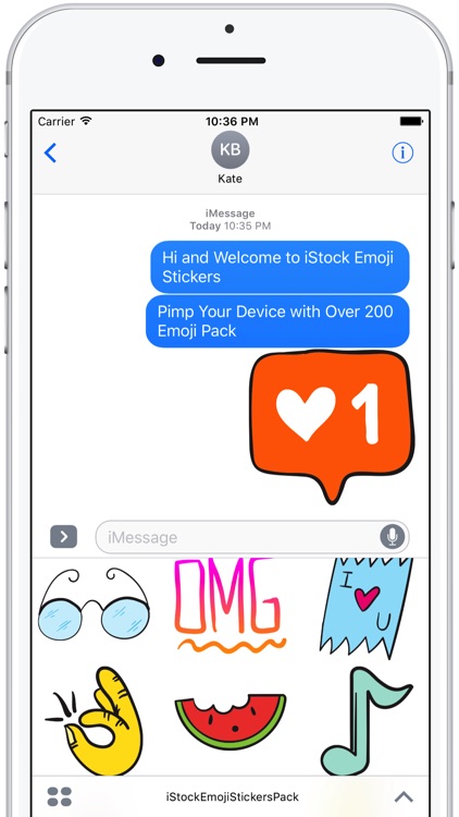 iStock Emoji Stickers Pack