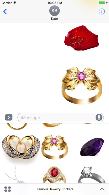 Famous Jewelry Stickers