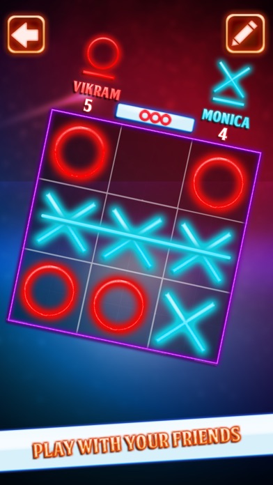 Tic Tac Toe Glow Game screenshot 4