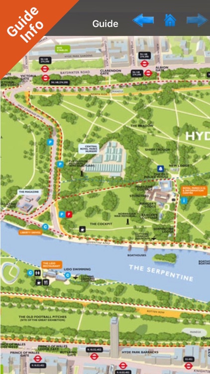 Hyde Park (London) - GPS Map Navigator