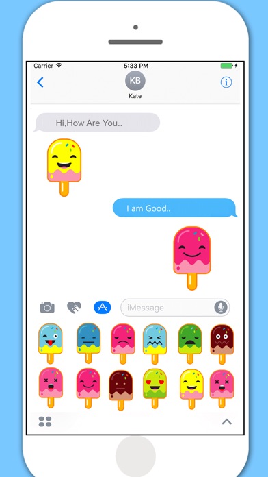 Ice Cream Stickers Yummy! screenshot 3