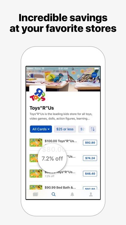 Raise - Discounted Gift Cards