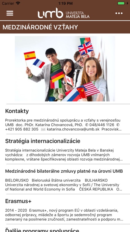 Univerzita Mateja Bela v Bansk screenshot-7