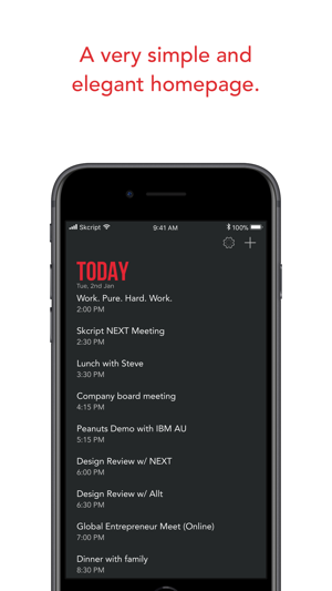 Steve - The calendar app