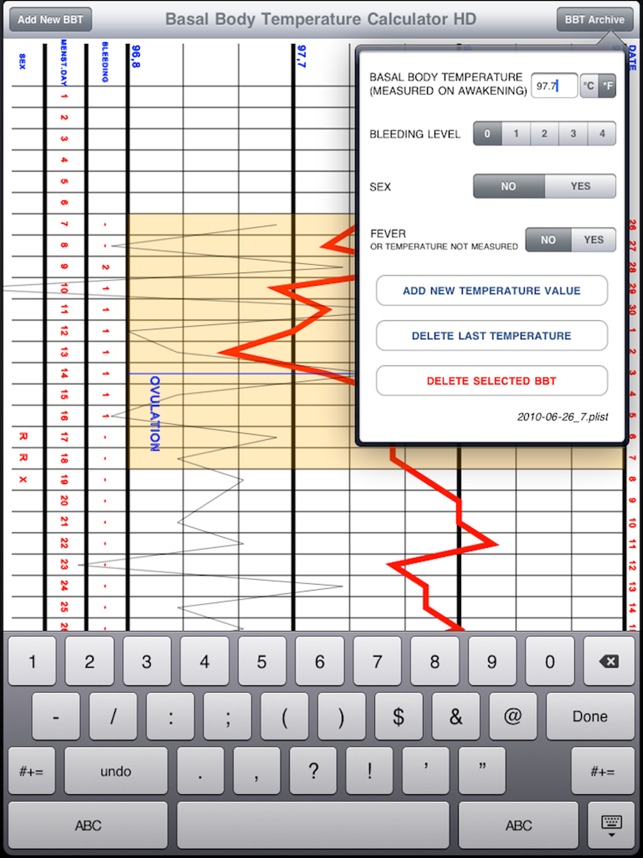 Basal Body Temp Calculator HD(圖2)-速報App