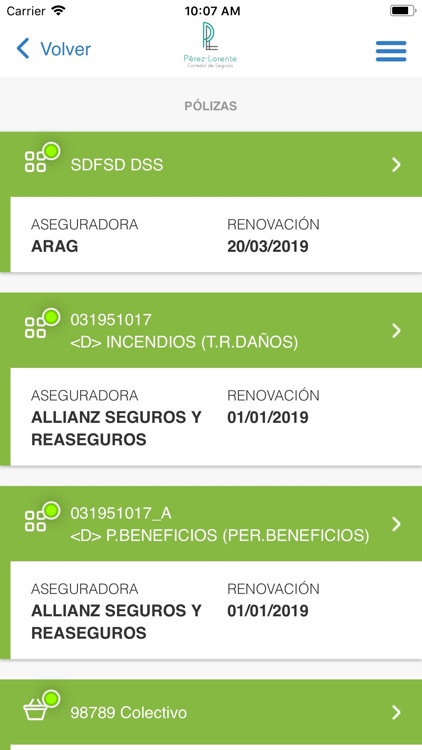 PÉREZ-LORENTE CORREDOR SEGUROS screenshot-3