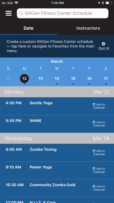 NXGen Fitness Center screenshot 2