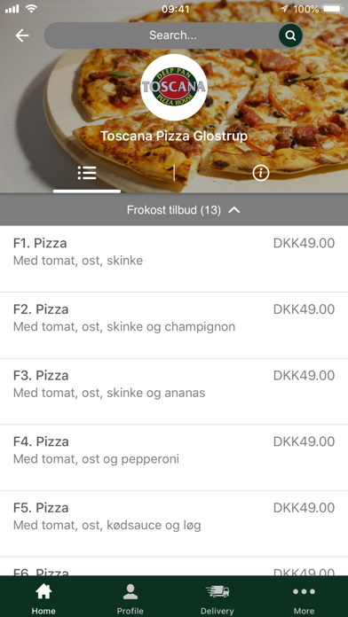 Toscana Pizza Glostrup screenshot 3