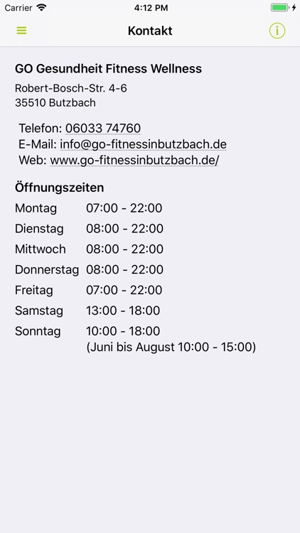 Go Fitness Butzbach screenshot-3