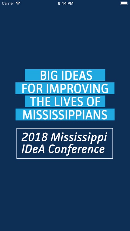 Mississippi IDeA Conference