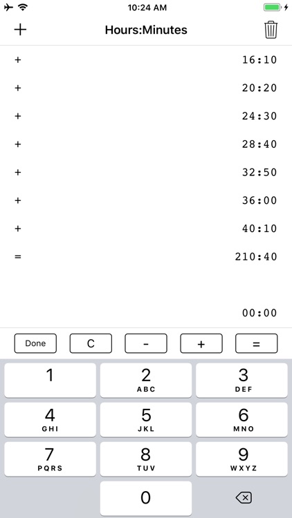 Hours & Minutes Calculator Pro screenshot-3