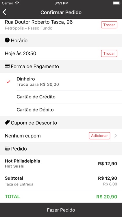 Nagano Sushi Passo Fundo screenshot-3