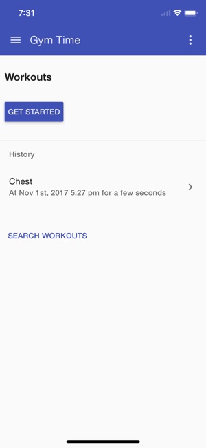 Gym Time - Workout Tracker