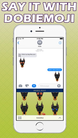 DobieMoji - Doberman Emoji & Stickers(圖2)-速報App