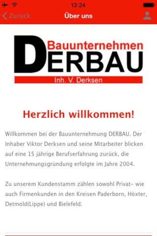 DERBAU Bauunternehmen screenshot 2