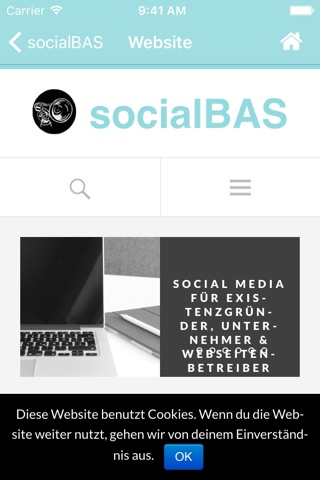 socialBAS screenshot 2