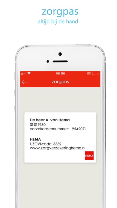 HEMA Zorg app screenshot 3