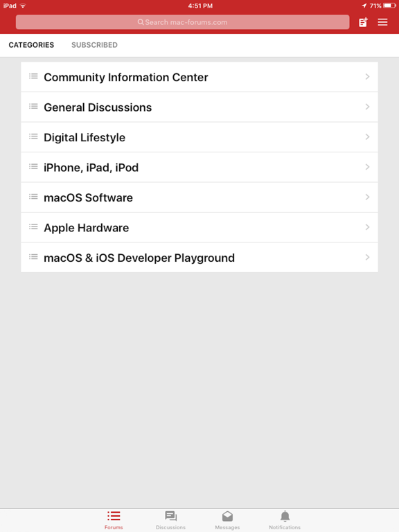 Screenshot #4 pour M-Forums Mobile