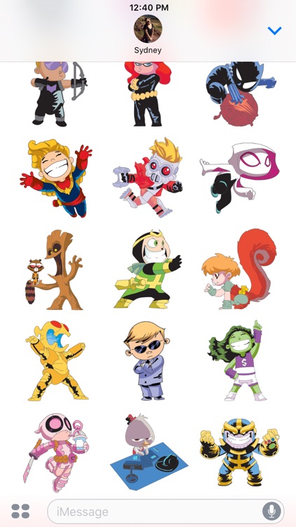 Marvel Stickers: Young Marvel screenshot-4