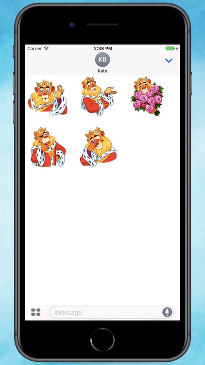 Powerful Lion Stickers